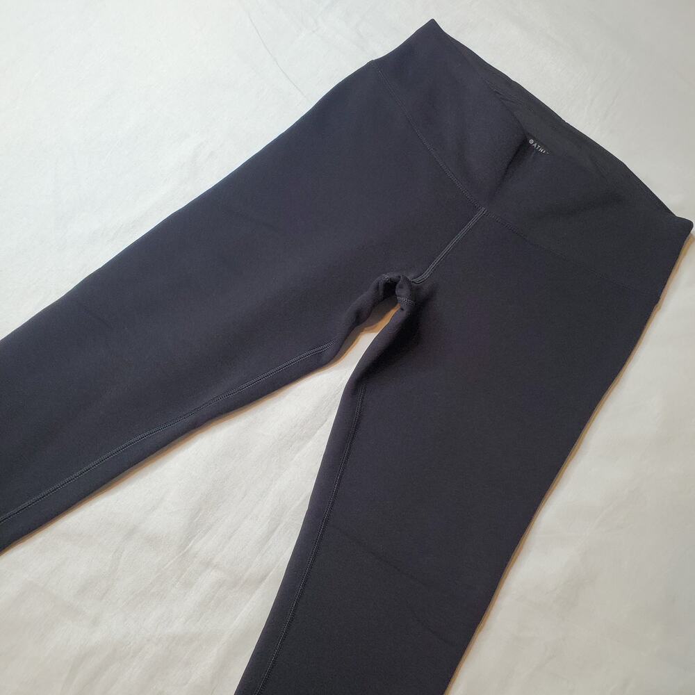 Athleta Women's Size L Altitude Tight in Polartec Power Stretch Black 486200